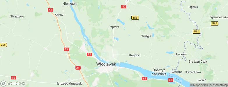 Fabianki, Poland Map