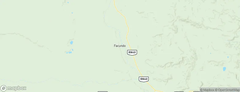Facundo, Argentina Map