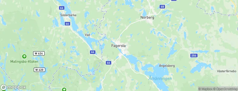 Fagersta, Sweden Map