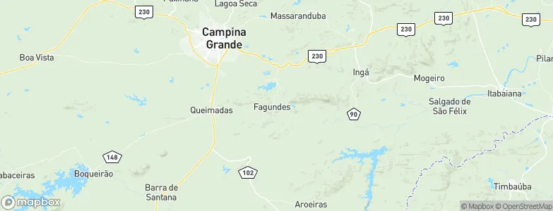 Fagundes, Brazil Map