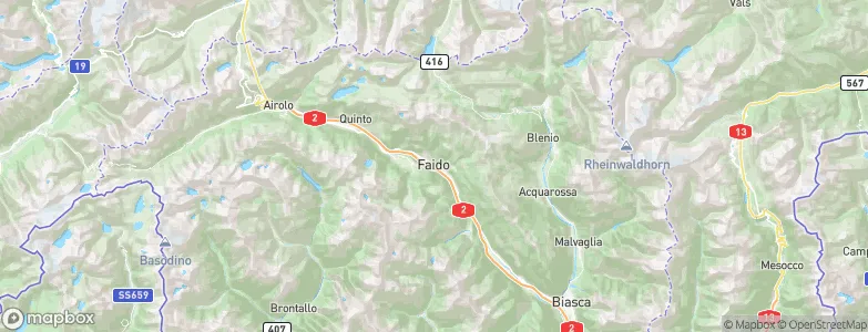 Faido, Switzerland Map