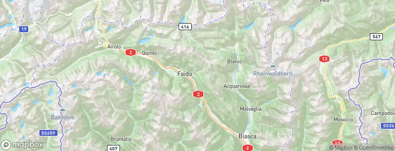 Faido, Switzerland Map