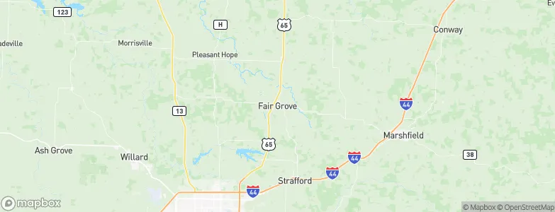 Fair Grove, United States Map