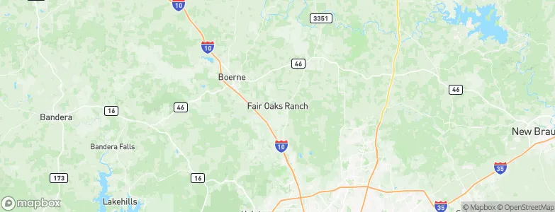 Fair Oaks Ranch, United States Map