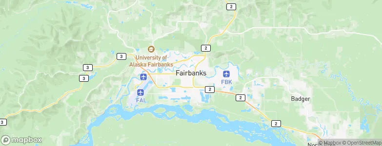 Fairbanks, United States Map