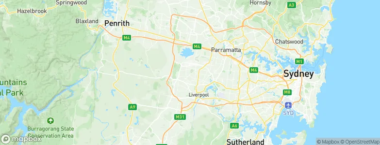 Fairfield, Australia Map