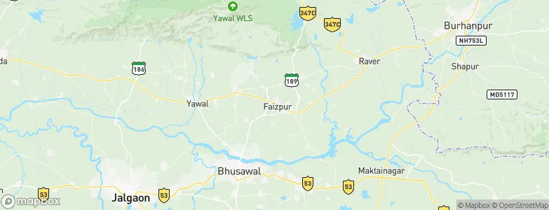 Faizpur, India Map