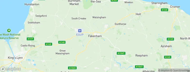 Fakenham, United Kingdom Map