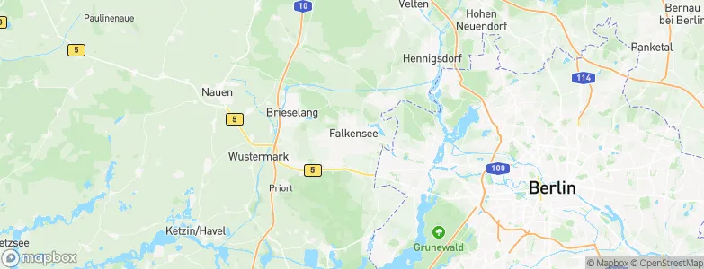 Falkensee, Germany Map