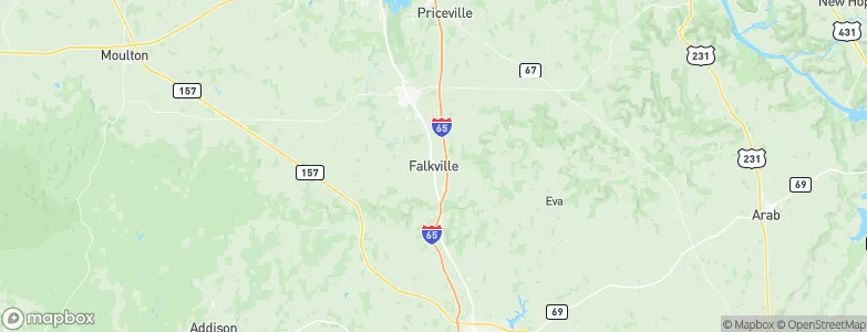 Falkville, United States Map