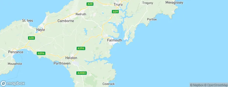 Falmouth, United Kingdom Map