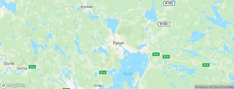 Falun, Sweden Map