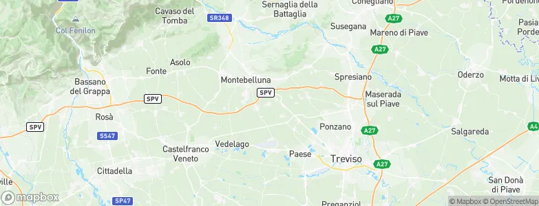 Falze, Italy Map