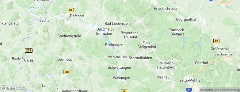 Fambach, Germany Map
