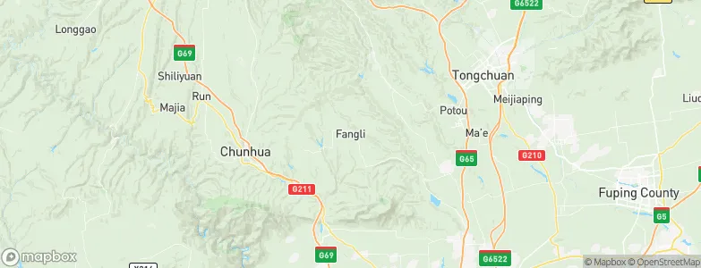 Fangli, China Map