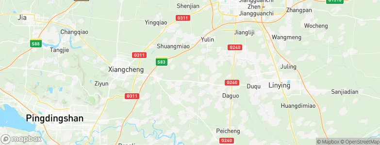 Fanhu, China Map