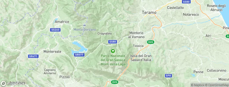 Fano Adriano, Italy Map