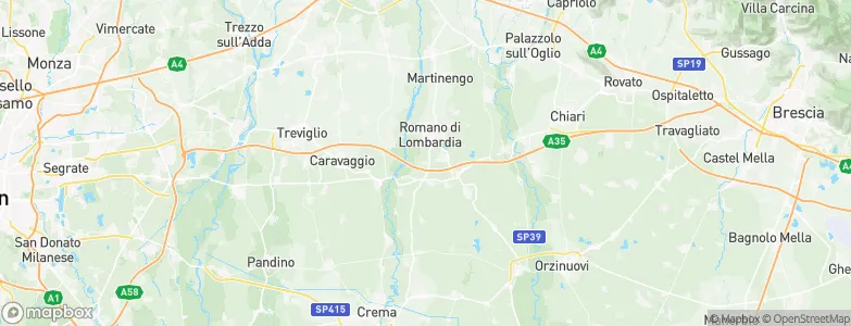 Fara Olivana, Italy Map