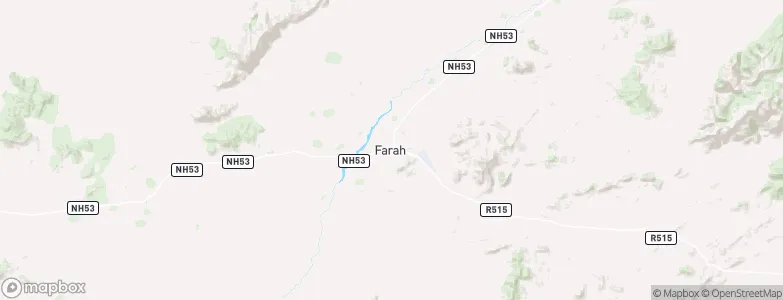 Farah, Afghanistan Map