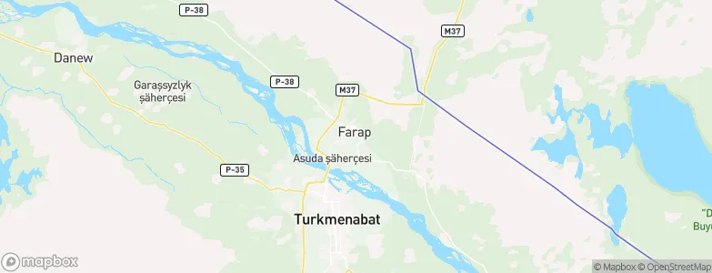 Farap, Turkmenistan Map