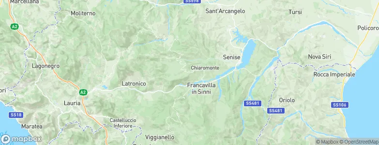Fardella, Italy Map