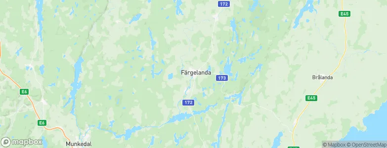 Färgelanda, Sweden Map