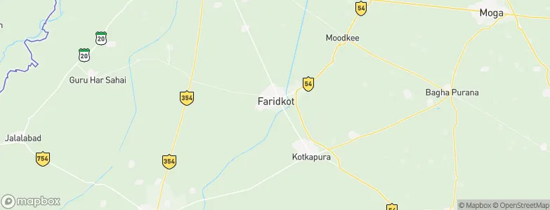 Farīdkot, India Map