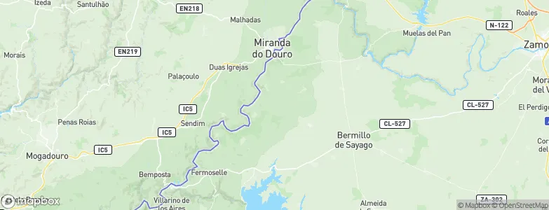 Fariza, Spain Map