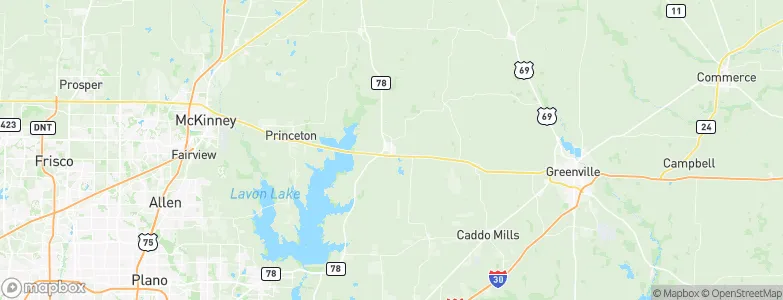 Farmersville, United States Map