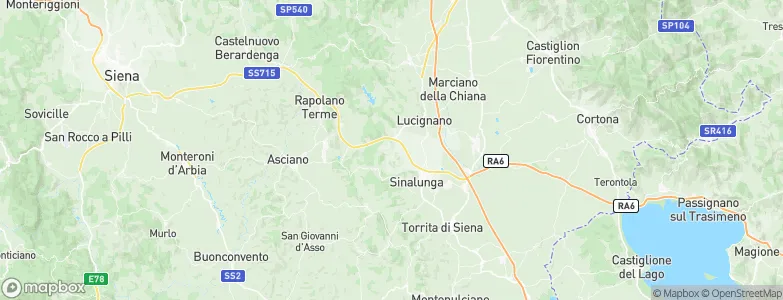 Farnetella, Italy Map