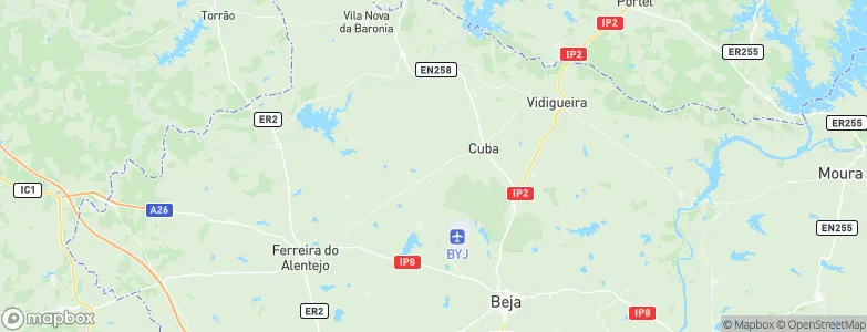Faro do Alentejo, Portugal Map