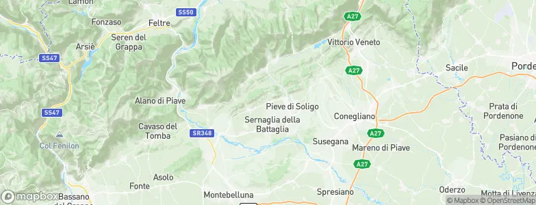 Farra di Soligo, Italy Map