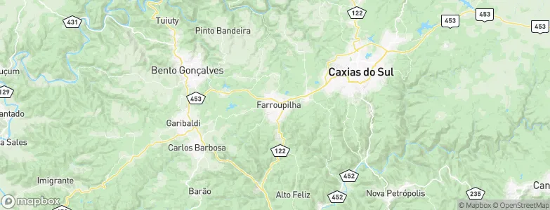 Farroupilha, Brazil Map