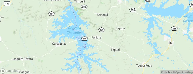 Fartura, Brazil Map