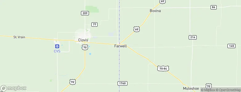 Farwell, United States Map