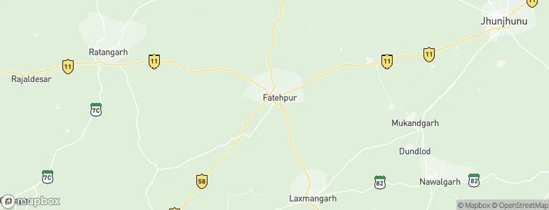 Fatehpur, India Map
