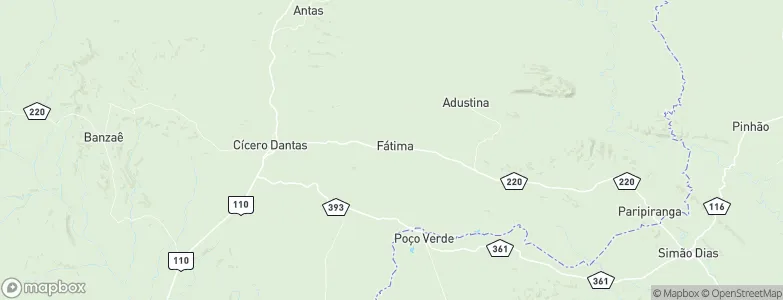 Fátima, Brazil Map