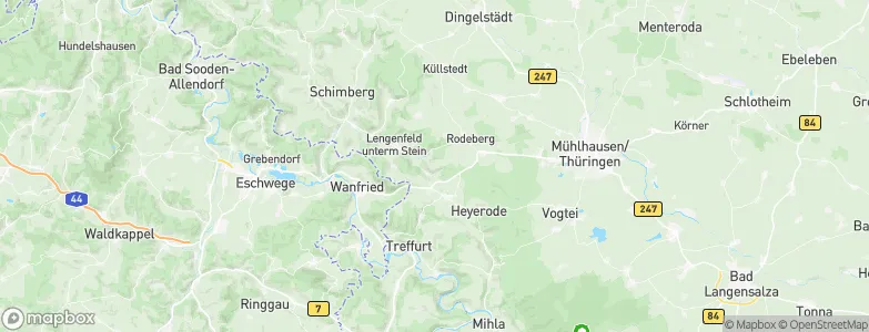 Faulungen, Germany Map