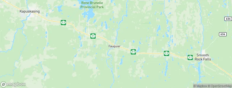 Fauquier, Canada Map