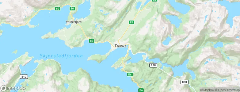 Fauske, Norway Map