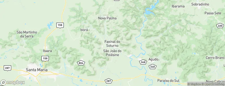 Faxinal do Soturno, Brazil Map