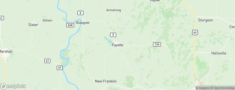 Fayette, United States Map