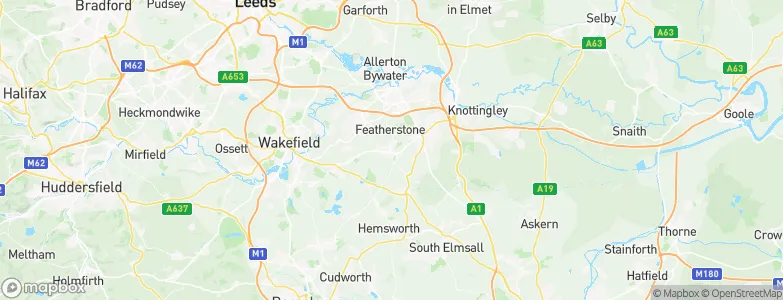 Featherstone, United Kingdom Map