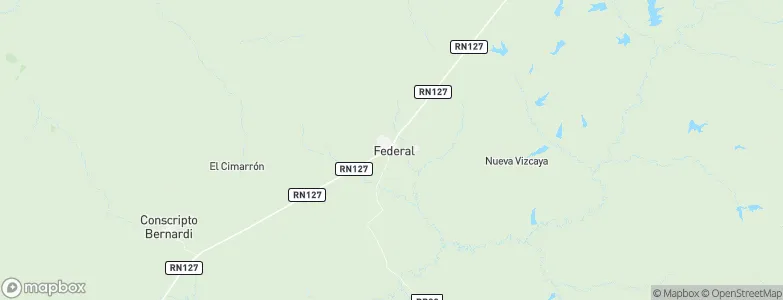 Federal, Argentina Map