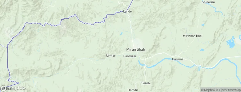 Federally Administered Tribal Areas, Pakistan Map