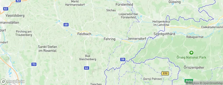 Fehring, Austria Map
