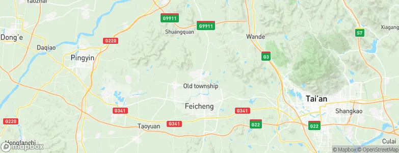 Feicheng, China Map