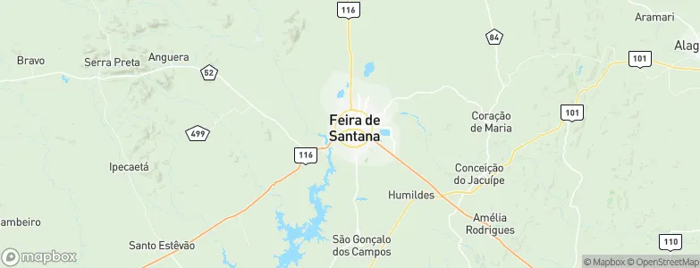 Feira de Santana, Brazil Map