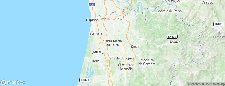 Feira, Portugal Map
