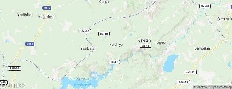 Felahiye, Turkey Map
